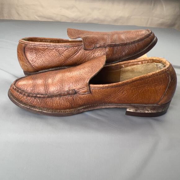 Dacks Genuine Antelope Leather Loafers | Men’s 10 Brown Made in Canada main image 5